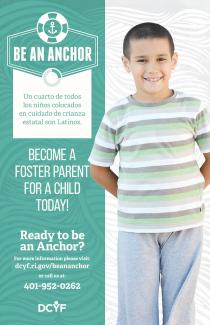Be an Anchor young child spanish poster