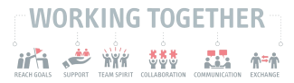 working together graphic